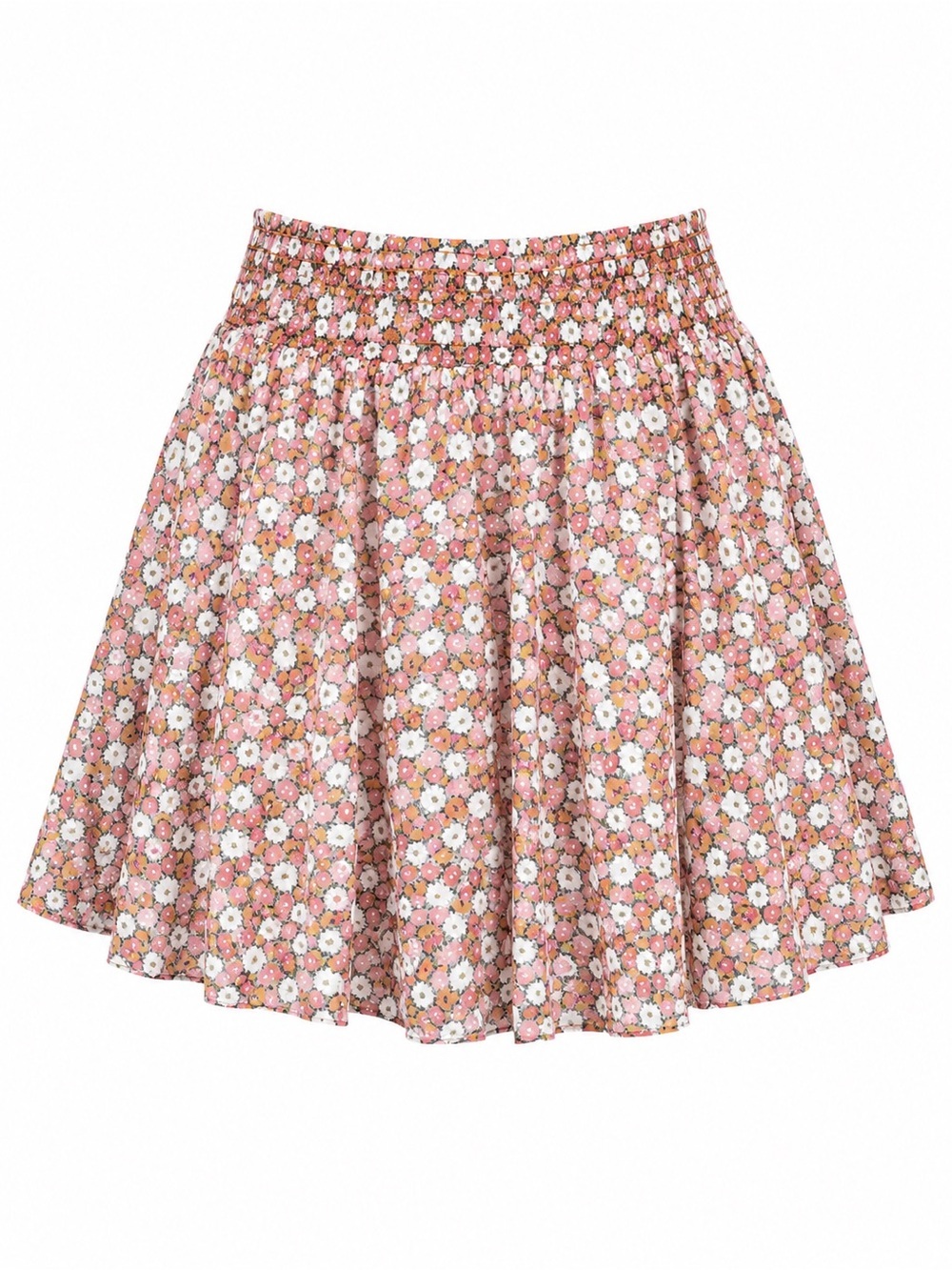 Old Navy smocked waist floral mini skirt, medium